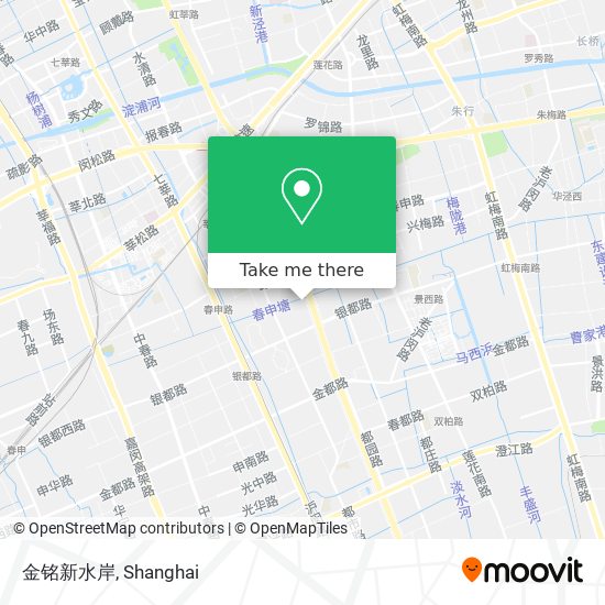 金铭新水岸 map