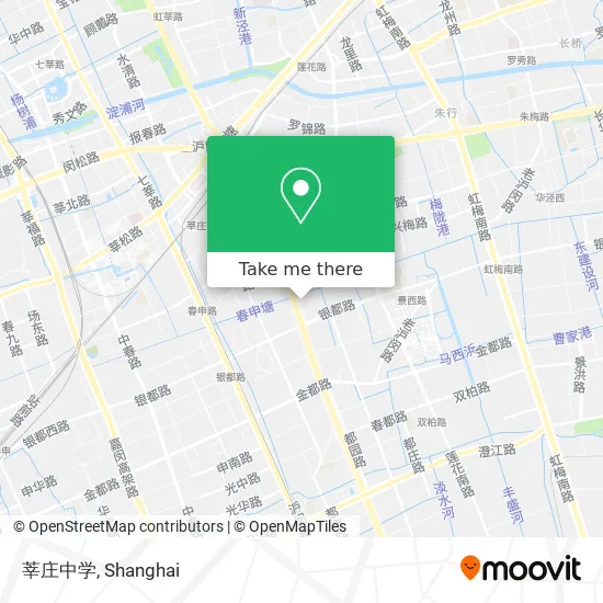 莘庄中学 map