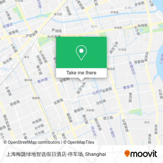 上海梅陇绿地智选假日酒店-停车场 map