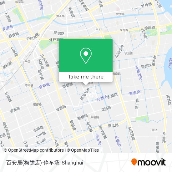 百安居(梅陇店)-停车场 map