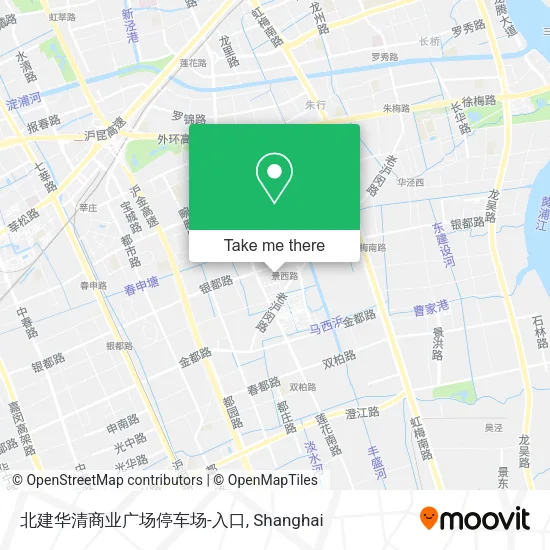 北建华清商业广场停车场-入口 map