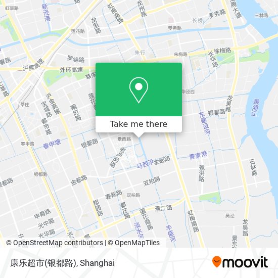 康乐超市(银都路) map