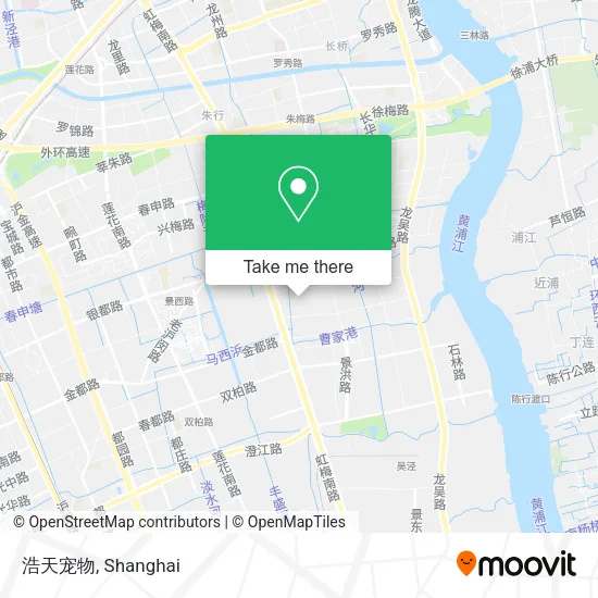 浩天宠物 map