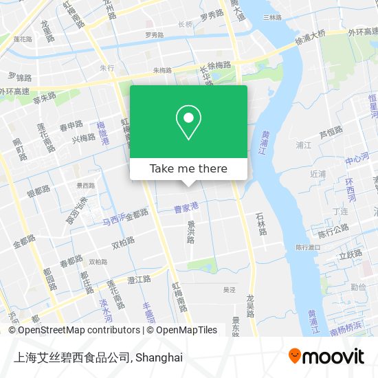 上海艾丝碧西食品公司 map