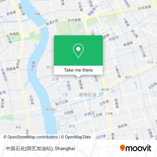 中国石化(闵艺加油站) map