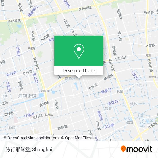陈行耶稣堂 map