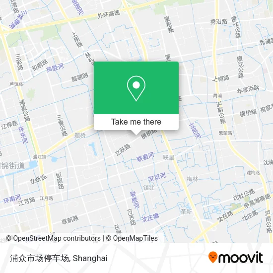 浦众市场停车场 map