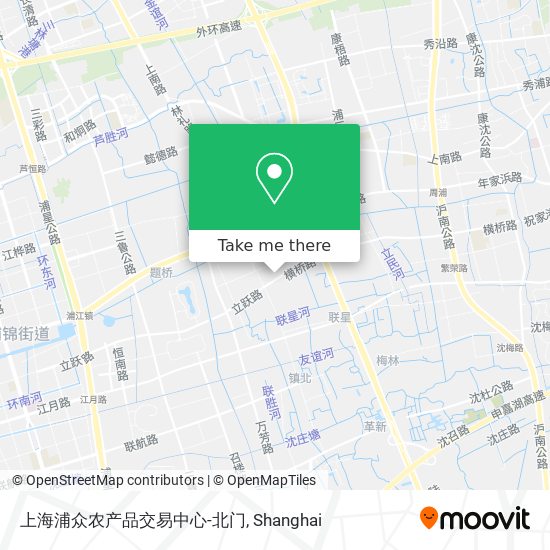 上海浦众农产品交易中心-北门 map