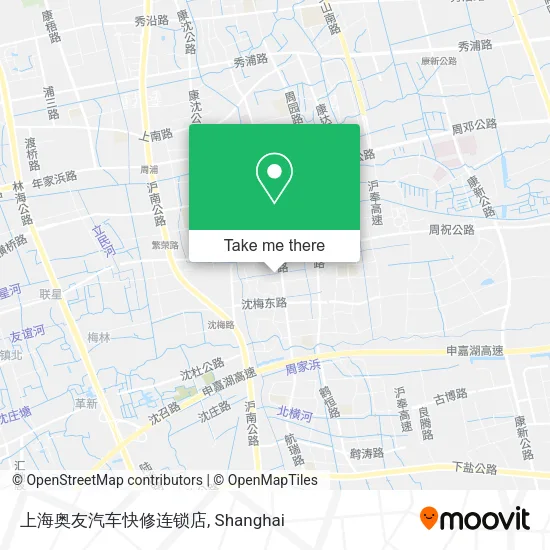 上海奥友汽车快修连锁店 map