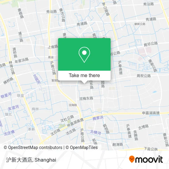 沪新大酒店 map