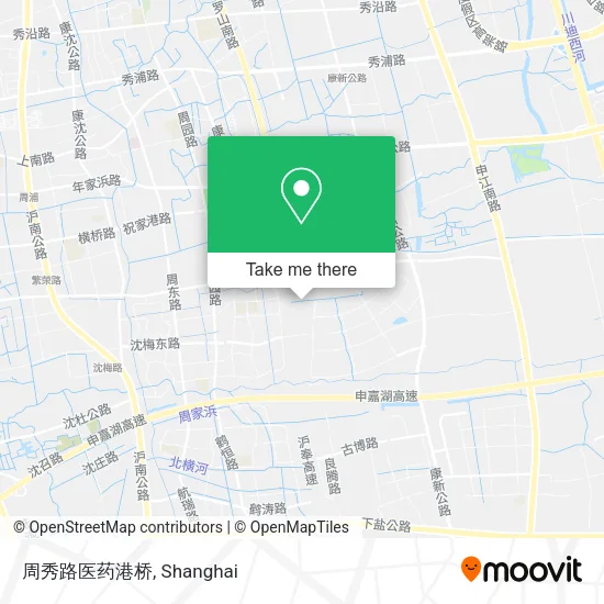 周秀路医药港桥 map