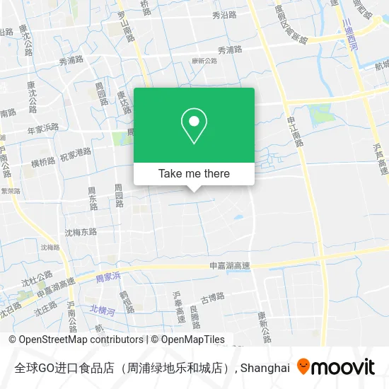 全球GO进口食品店（周浦绿地乐和城店） map