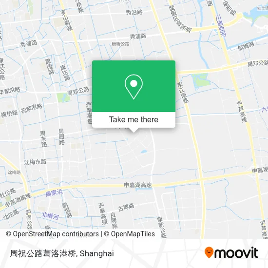 周祝公路葛洛港桥 map