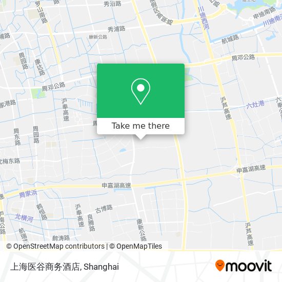 上海医谷商务酒店 map
