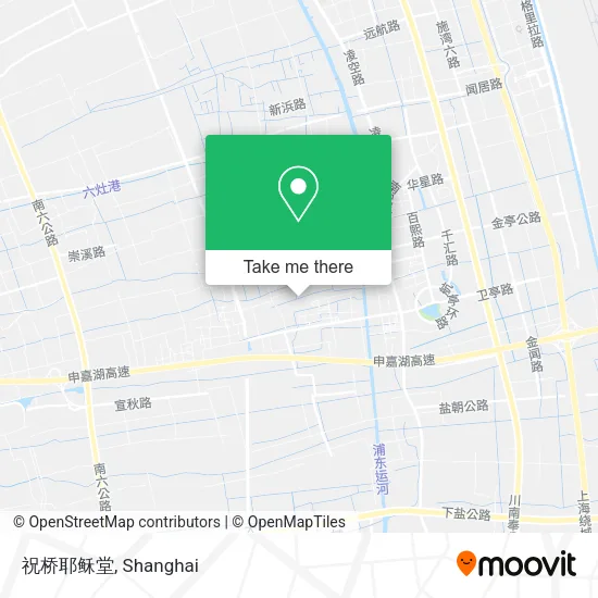 祝桥耶稣堂 map