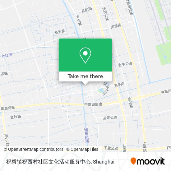 祝桥镇祝西村社区文化活动服务中心 map