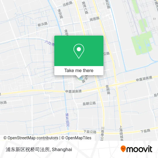 浦东新区祝桥司法所 map