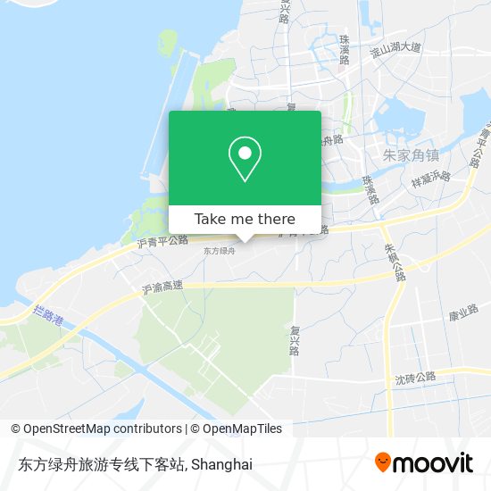 东方绿舟旅游专线下客站 map