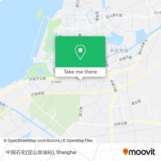 中国石化(淀山加油站) map
