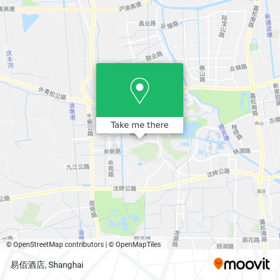 易佰酒店 map