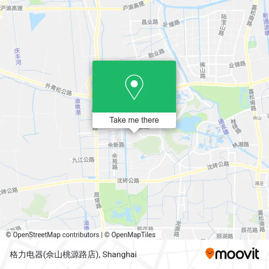 格力电器(佘山桃源路店) map