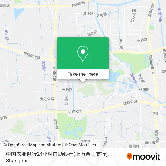 中国农业银行24小时自助银行(上海佘山支行) map