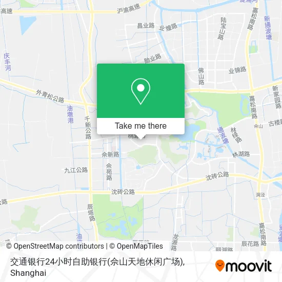 交通银行24小时自助银行(佘山天地休闲广场) map