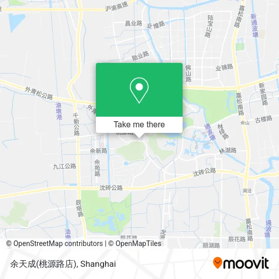 余天成(桃源路店) map
