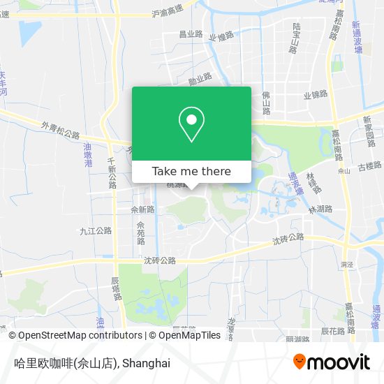 哈里欧咖啡(佘山店) map