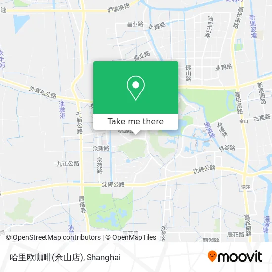 哈里欧咖啡(佘山店) map