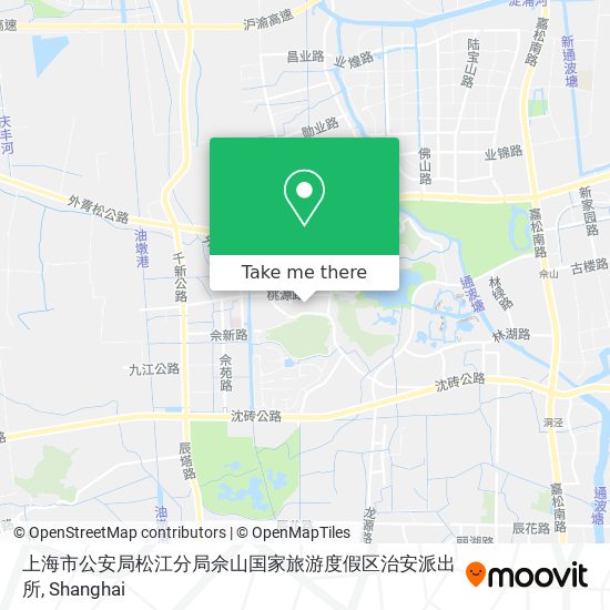 上海市公安局松江分局佘山国家旅游度假区治安派出所 map