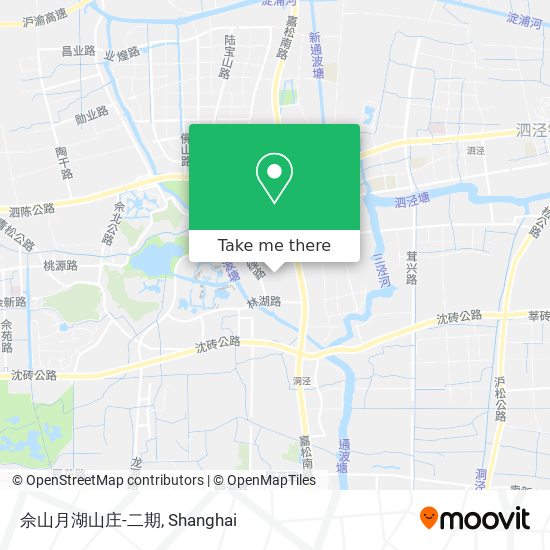 佘山月湖山庄-二期 map