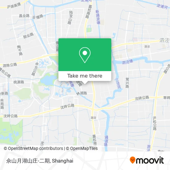 佘山月湖山庄-二期 map
