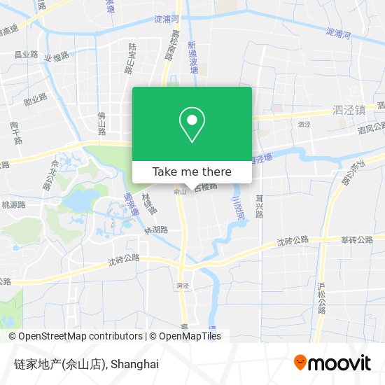 链家地产(佘山店) map