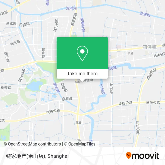 链家地产(佘山店) map