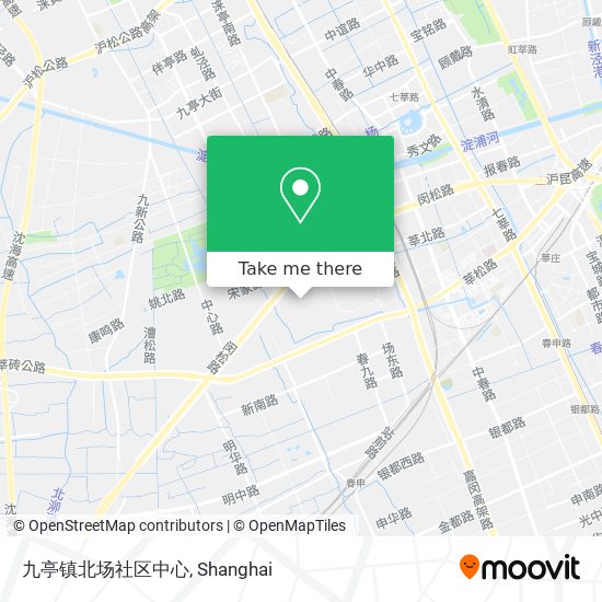 九亭镇北场社区中心 map
