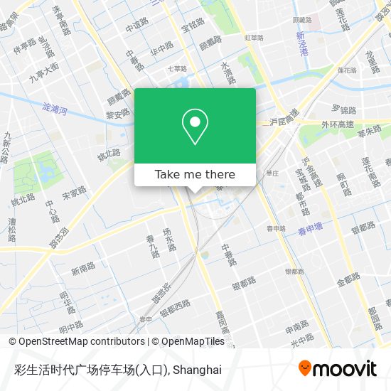 彩生活时代广场停车场(入口) map