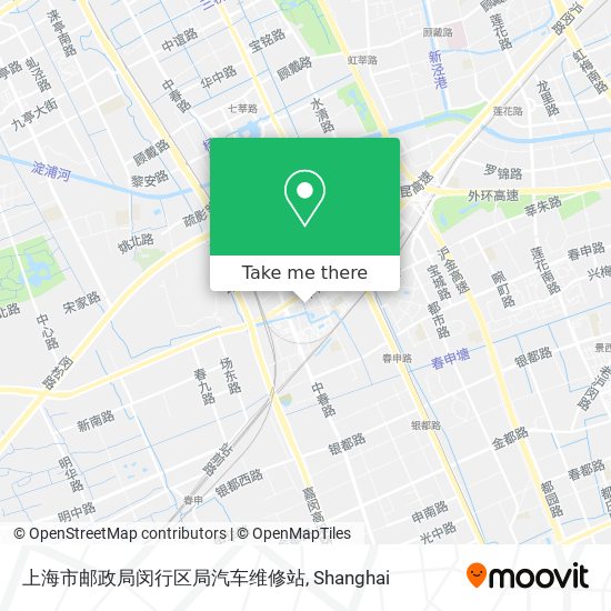 上海市邮政局闵行区局汽车维修站 map