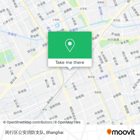 闵行区公安消防支队 map