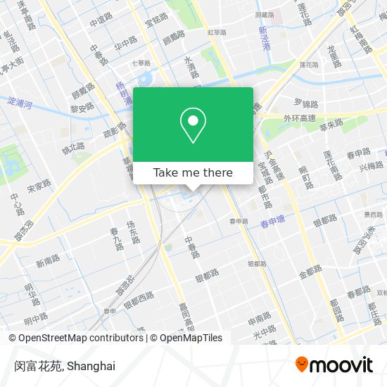 闵富花苑 map