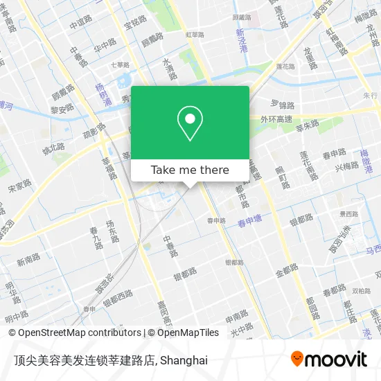 顶尖美容美发连锁莘建路店 map