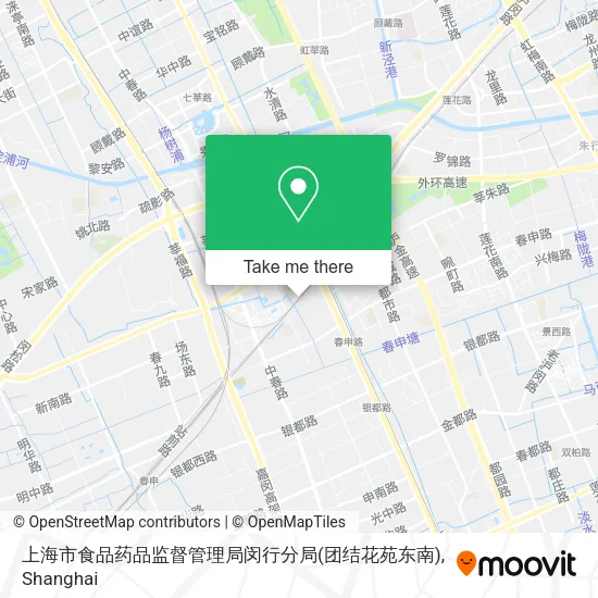 上海市食品药品监督管理局闵行分局(团结花苑东南) map