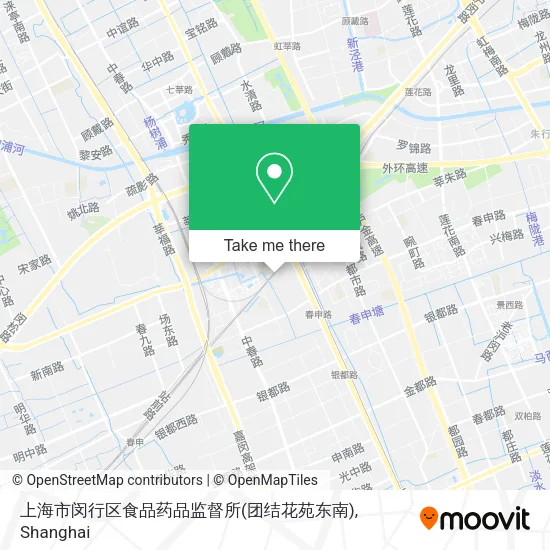 上海市闵行区食品药品监督所(团结花苑东南) map