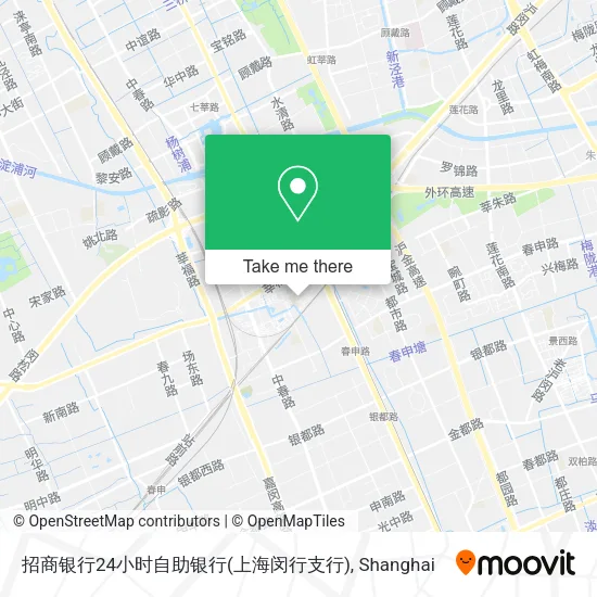 招商银行24小时自助银行(上海闵行支行) map