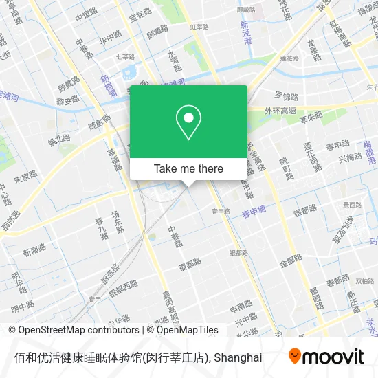 佰和优活健康睡眠体验馆(闵行莘庄店) map