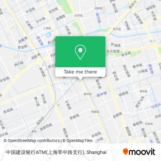 中国建设银行ATM(上海莘中路支行) map