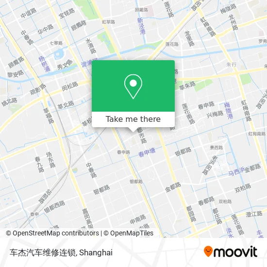 车杰汽车维修连锁 map