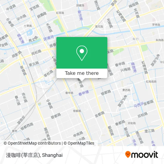 漫咖啡(莘庄店) map