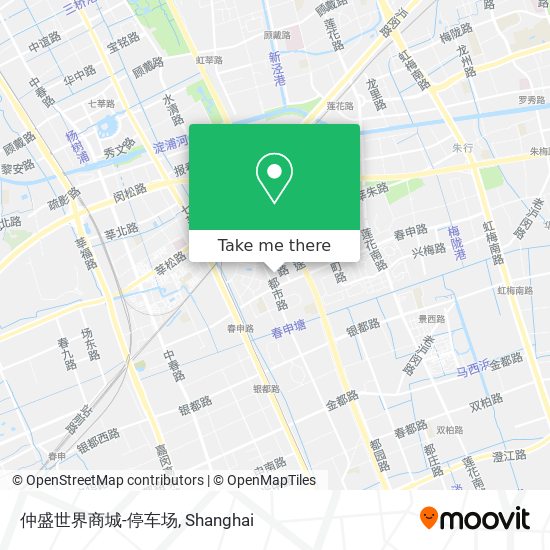 仲盛世界商城-停车场 map