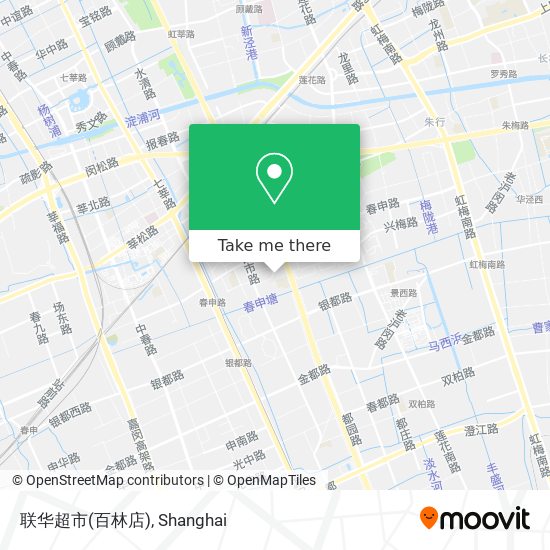 联华超市(百林店) map